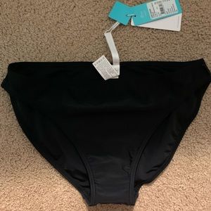 Seafolly black bikini bottoms